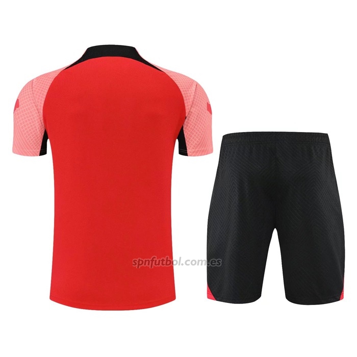 Chandal del Liverpool Manga Corta 2022-2023 Rojo - Pantalon Corto